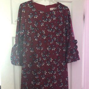 Burgundy Dress from Nanette Size 4